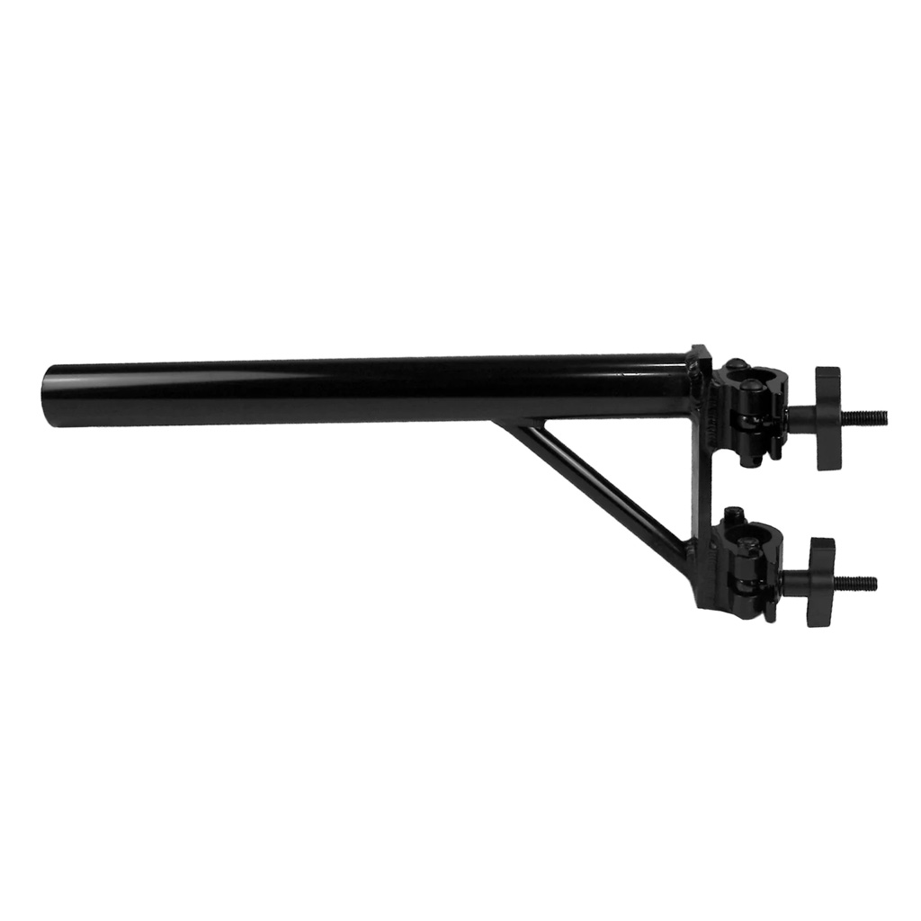 BOOMARM - 0.5m Boom-Arm Pole with Double Pipe Clamp - JP Light & Sound - Adelaide Event Hire