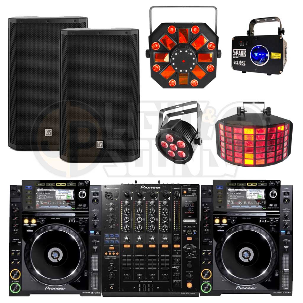 DJ House Party Package - Speakers, Lighting and DJ Equipment Hire Adelaide