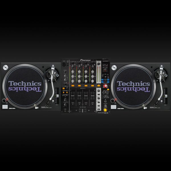 Vinyl DJ Pack 1 - 2x Technics 1210MK2 & DJM-750 Mixer