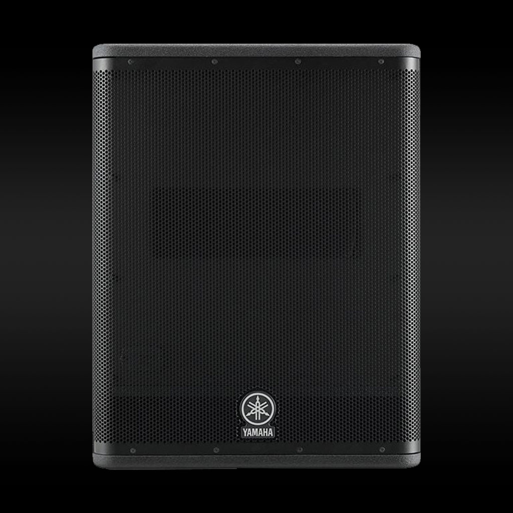 Yamaha DXS15 15 inch 950W powered subwoofer hire Adelaide event bass speaker