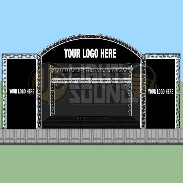 Custom Stage Covers Hire Adelaide JP Light & Sound