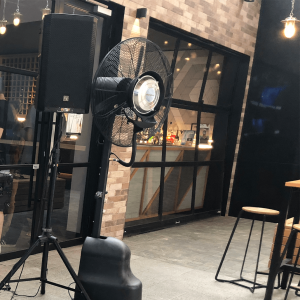 Large Misting Fan Hire - JP Light & Sound