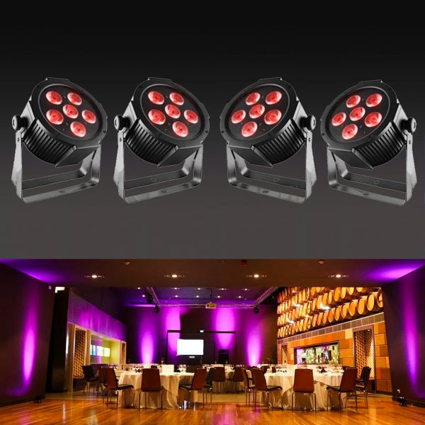 4x Up Lighting Hire Adelaide - JP Light & Sound