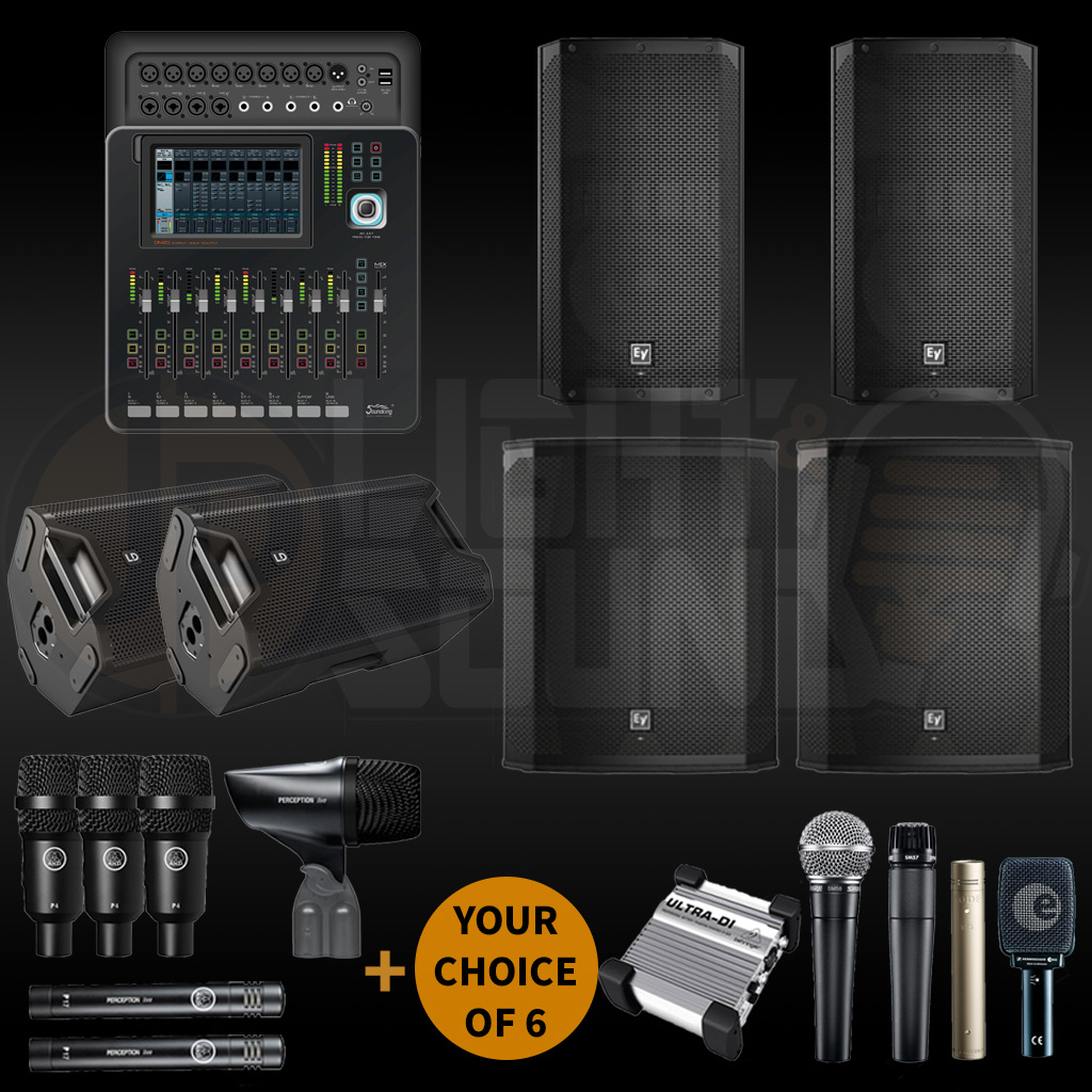 Band Audio Package Hire 3 - JP Light & Sound