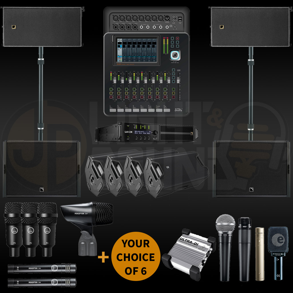 Band Audio Package Hire 4 - JP Light & Sound