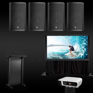 Projector Audio Visual Pack 3 Hire - JP Light & Sound