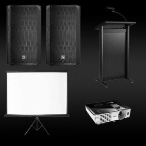 Projector Audio Visual Package 2 Hire - JP Light & Sound