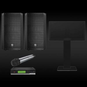 TV Audio Visual Package 1 Hire - JP Light & Sound