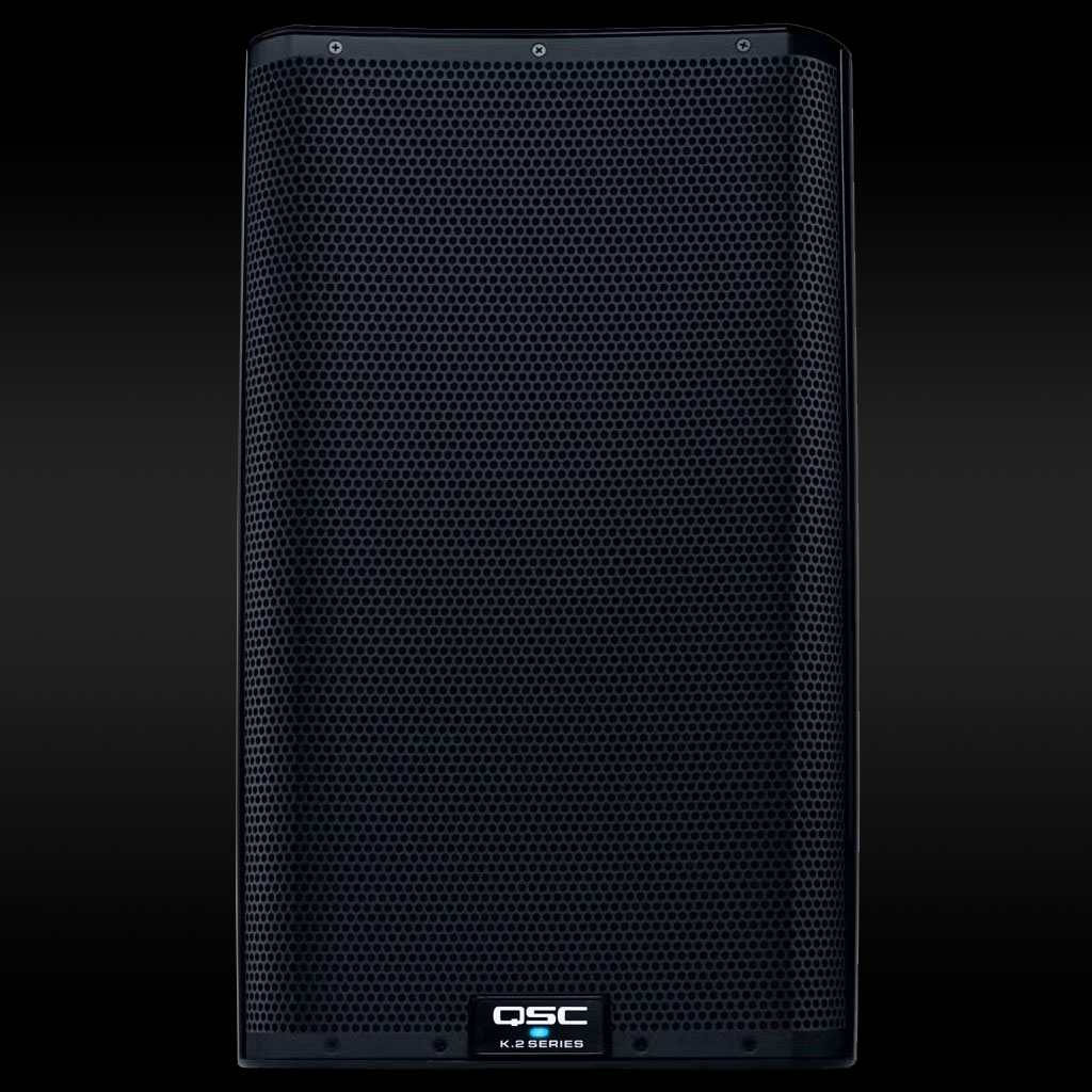 QSC K12.2 12 inch 2000W powered speaker hire Adelaide professional PA speaker
