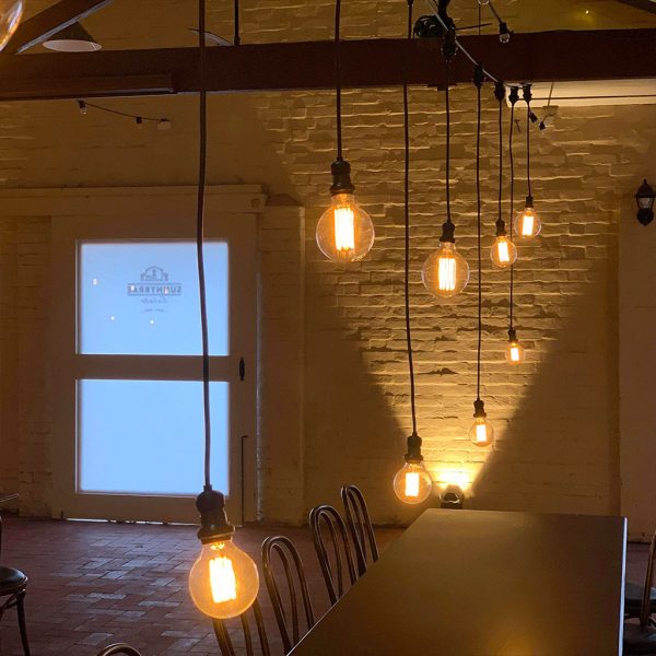 Drop Down Festoon Lighting - Adelaide