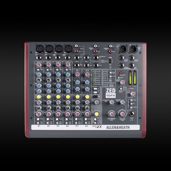 Allen & Heath ZED 10FX Audio Mixer Hire
