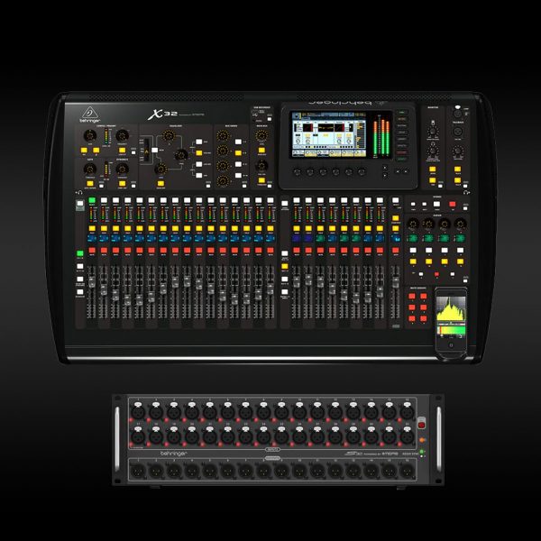 Behringer X32 Digital Mixer and S32 Stage Box Hire