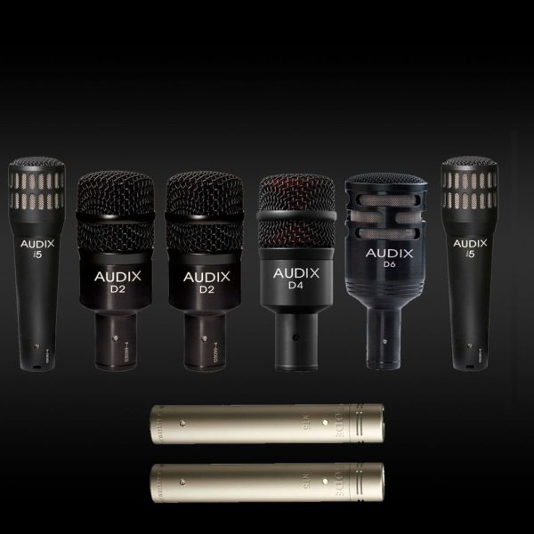 Custom Audix 8 Piece Drum Mic Set - JP Light & Sound