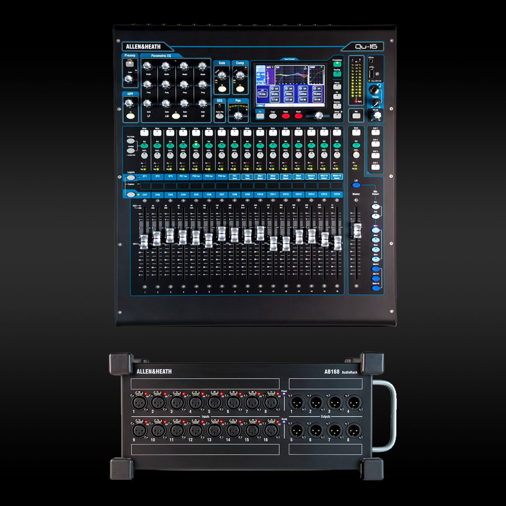 Allen & Heath QU16 Hire Adelaide - JP Light & Sound