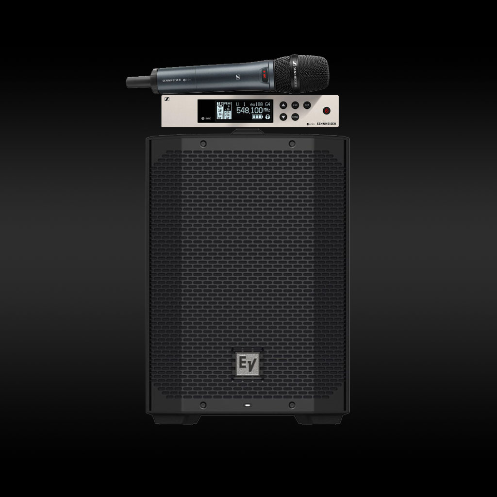 Electro-Voice EVERSE 8 Battery Powered Loudspeaker Bluetooth, with microphone