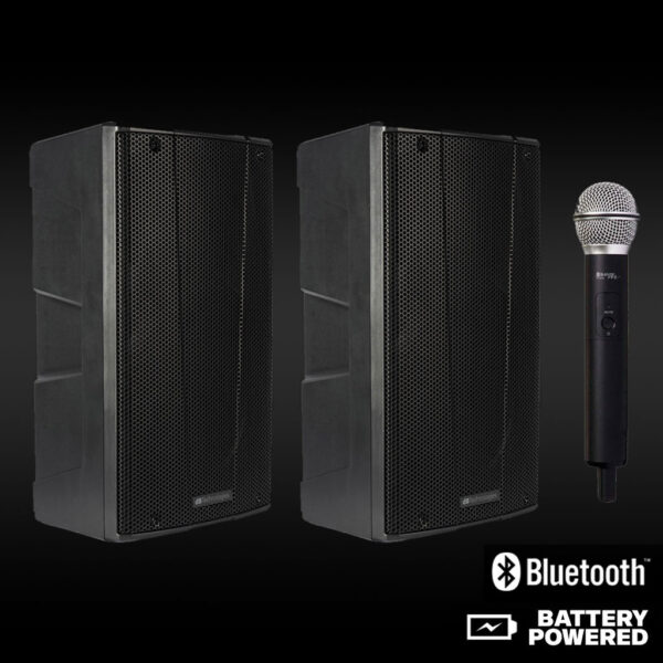 Ceremony Package 3 -Battery Speaker Mic Package - JP Light & Sound