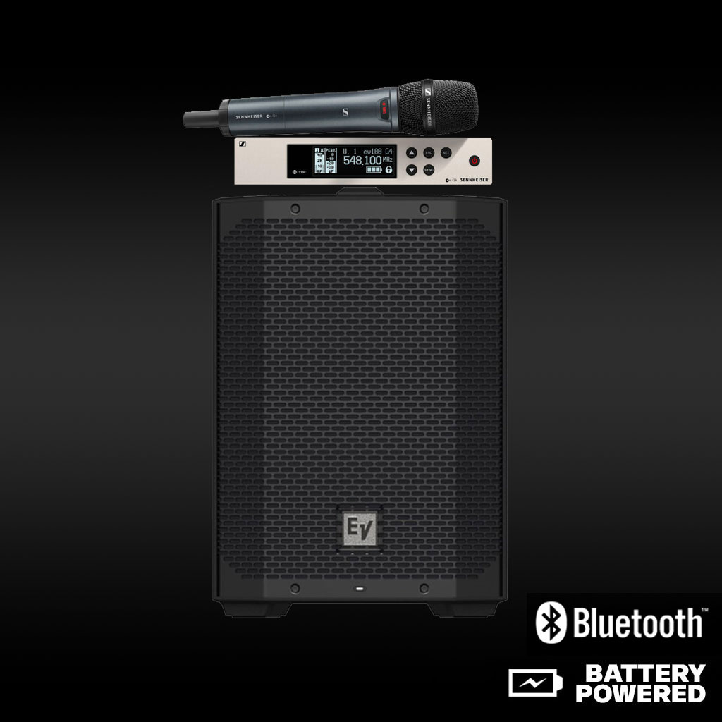 Ceremony Package 3 -Battery Speaker Mic Package - JP Light & Sound