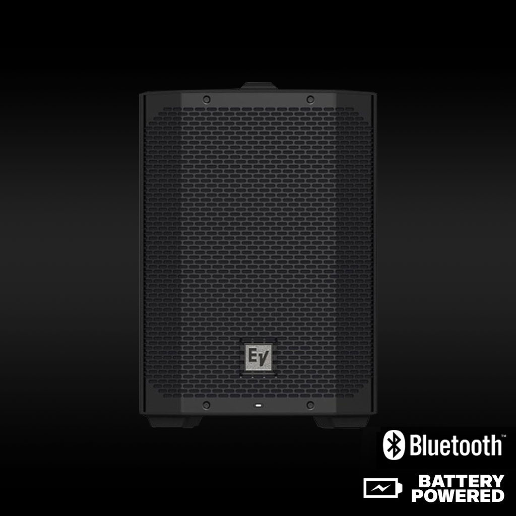 Electro-Voice EVERSE 8 battery powered 8 inch Bluetooth speaker hire Adelaide portable loudspeaker