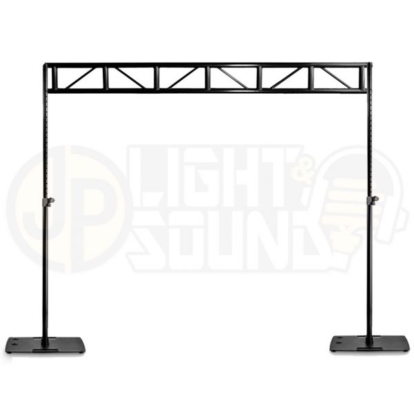 Premium 3m Black Flat Truss on Base Plates (Light Duty)