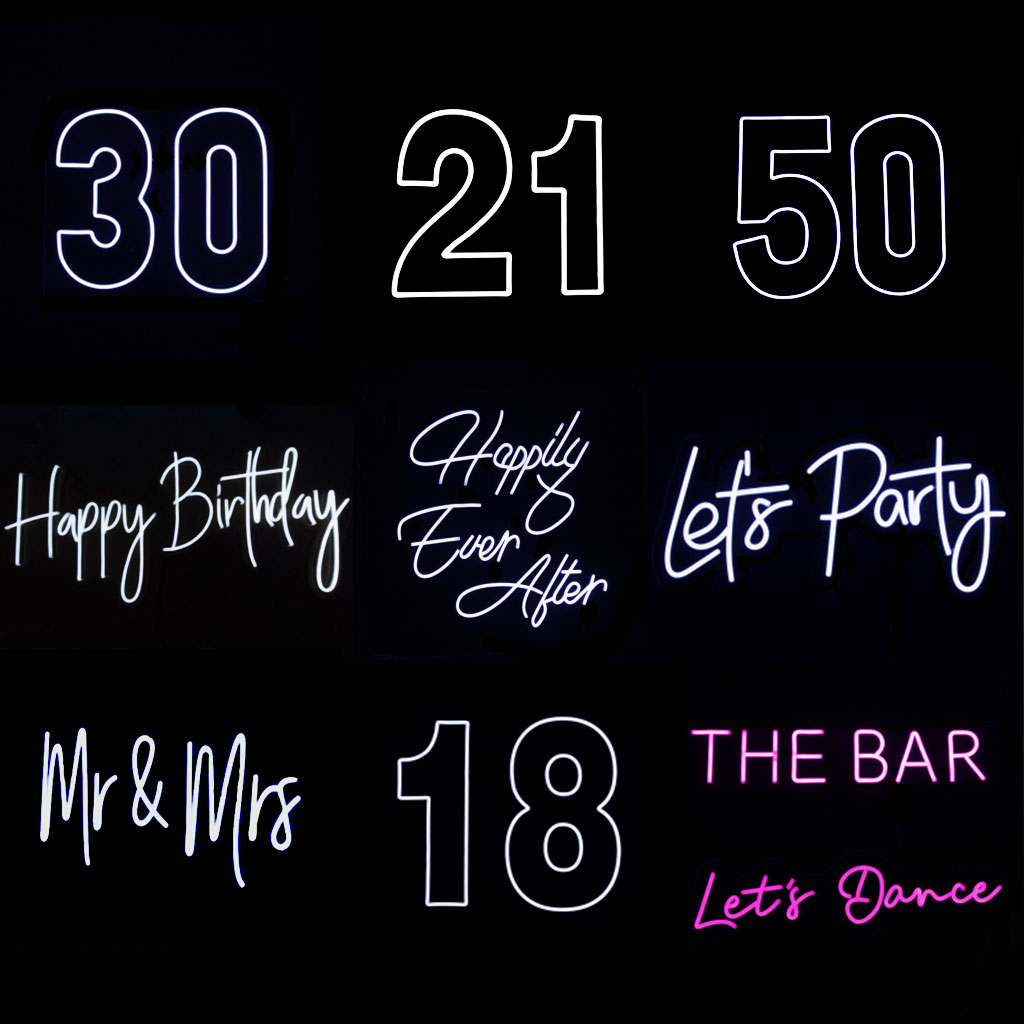 NEON LED SIGN HIRE -ADELAIDE