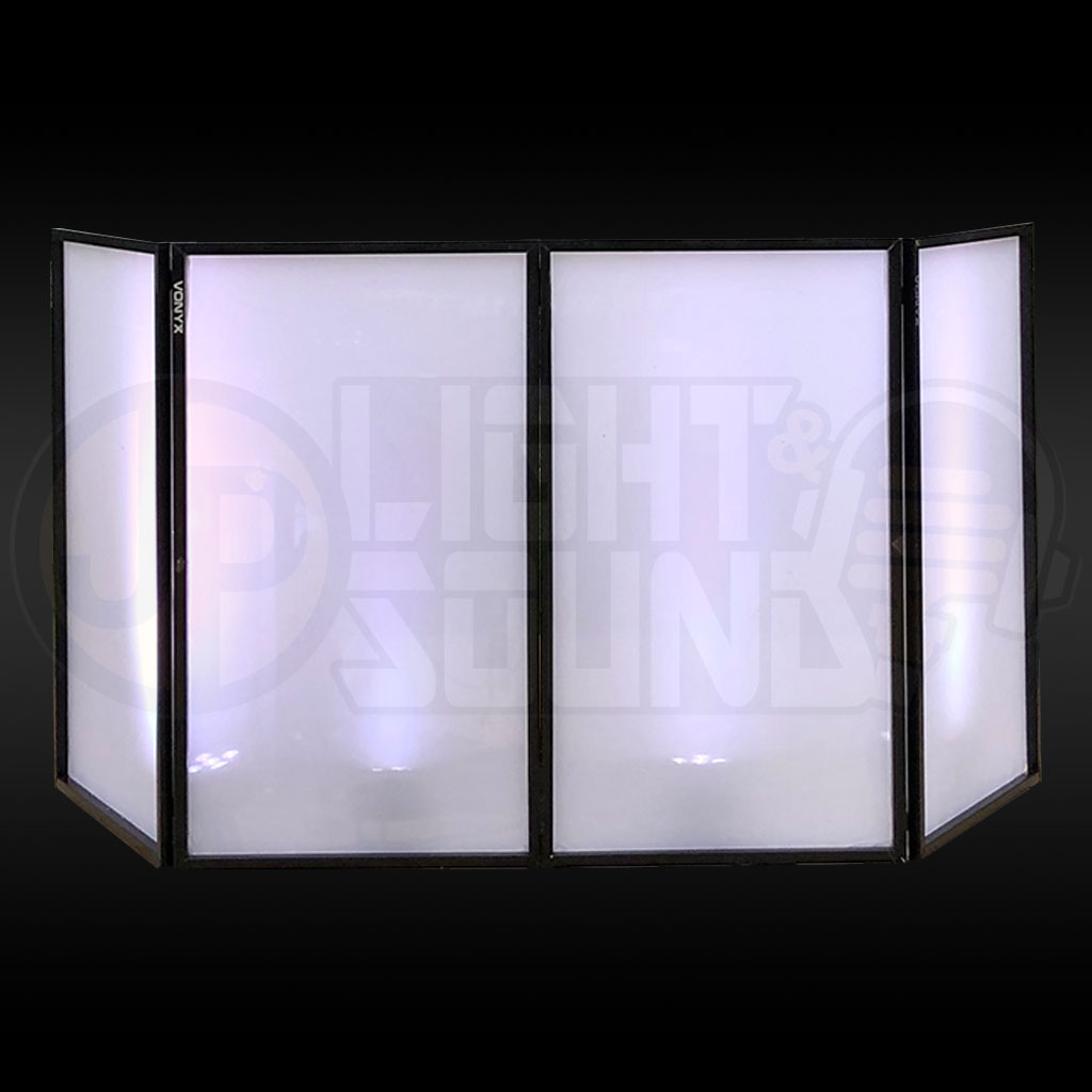 Illuminated DJ Facade Package Hire - Adelaide JP Light & Sound