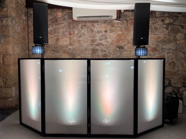 Wedding DJ Facade - JP Light & Sound Hire