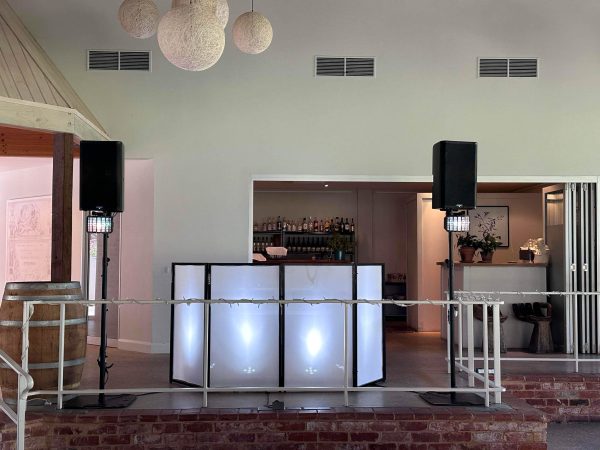 Wedding DJ Facade - JP Light & Sound Hire