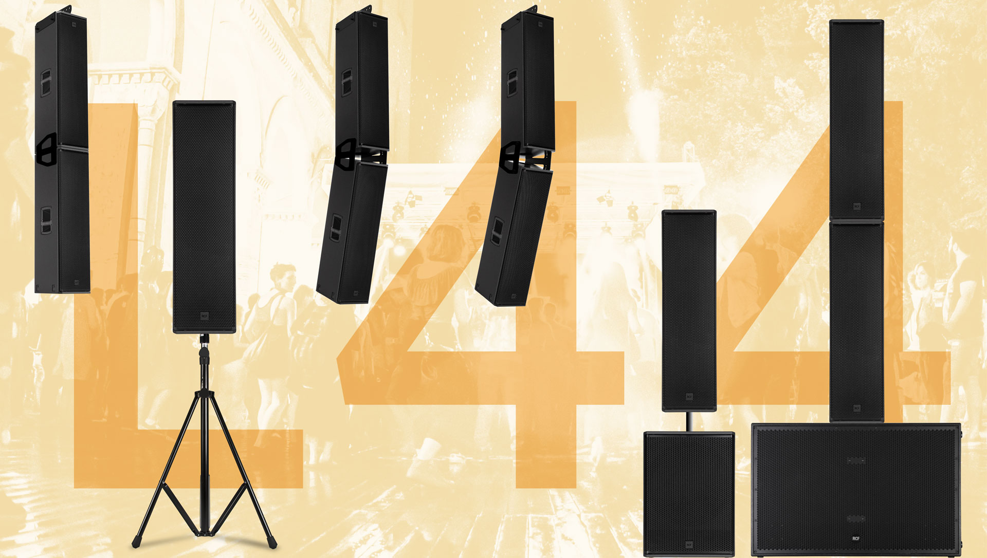 RCF NXL44 Hire Adelaide - JP Light & Sound