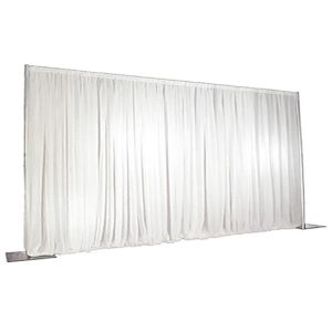 White Voile Drape - 6m W x 3m H