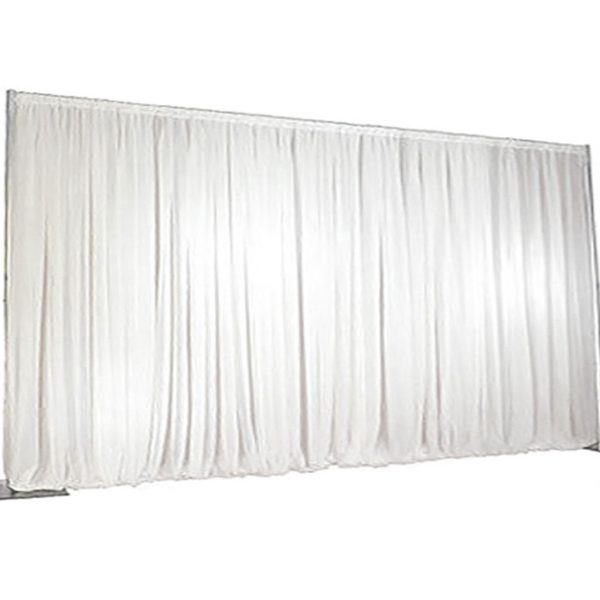 White Voile Drape - 8m W x 4m H