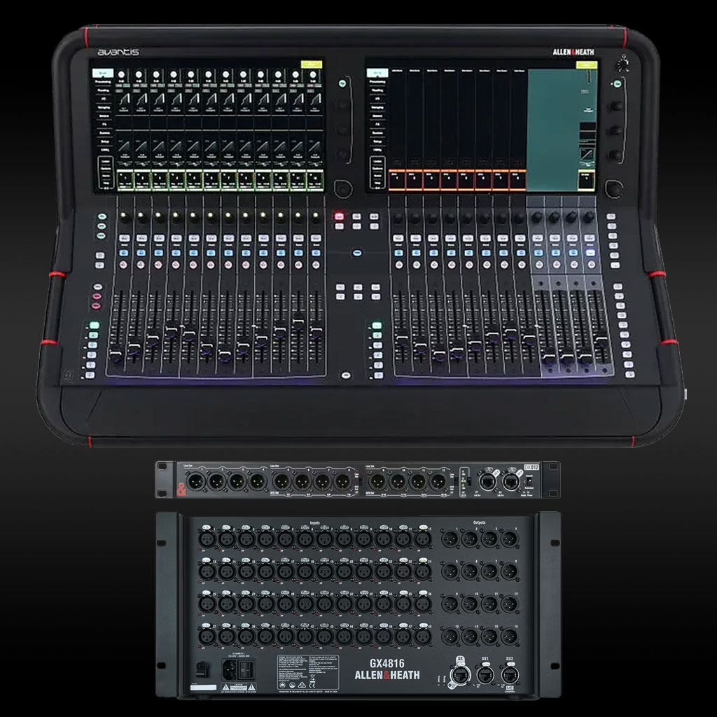 Allen & Heath AVANTIS Digital Mixing System with GX4816 + DX012 (dPack Included)